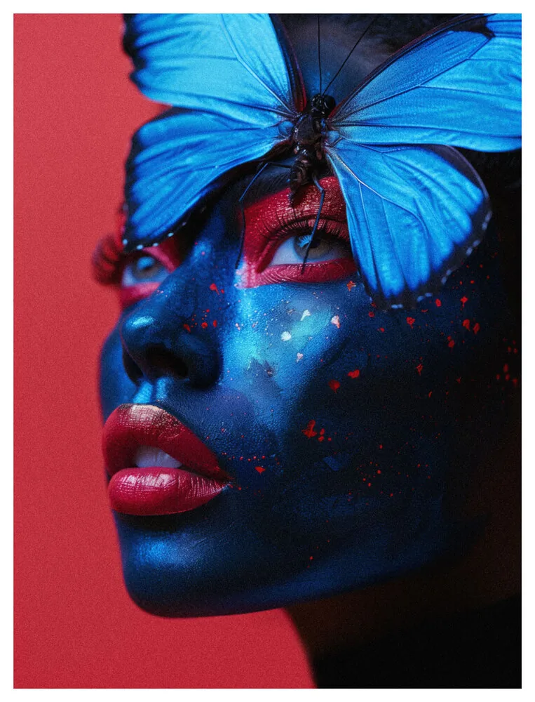 Black Flawles No.02 - Blue butterfly