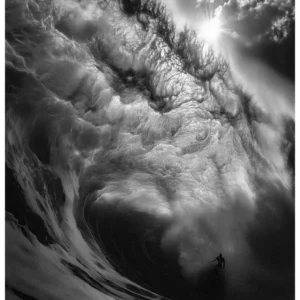 Black Nature No.43 - Eternal Wave's Embrace