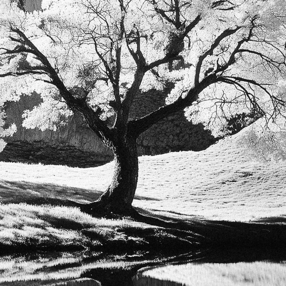 Black Nature No.55 - Tranquil Embrace