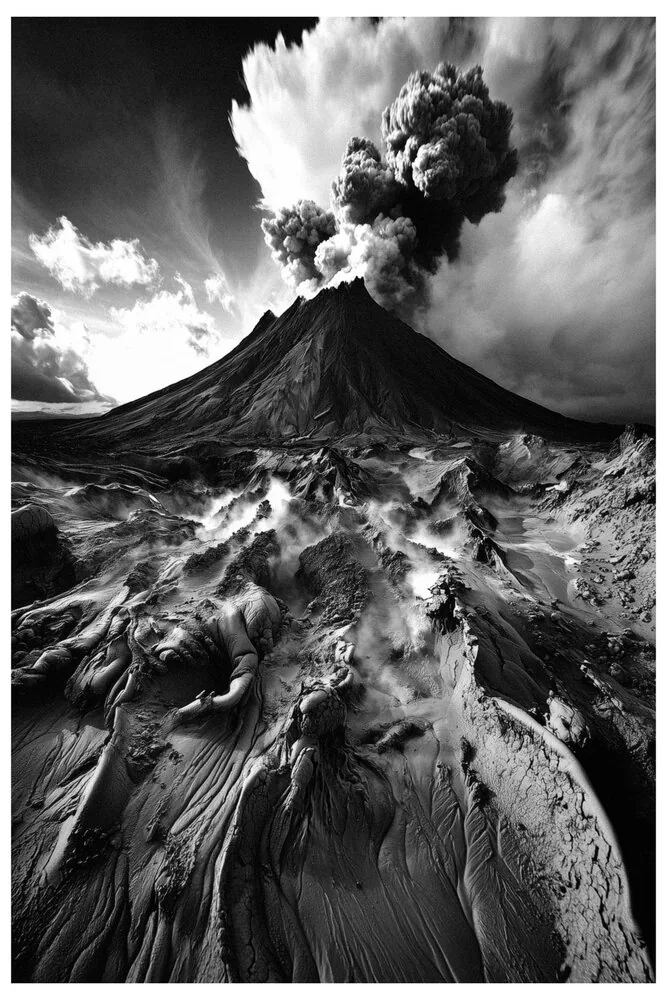 Black Nature No.76 - Breathing Earth Pulse