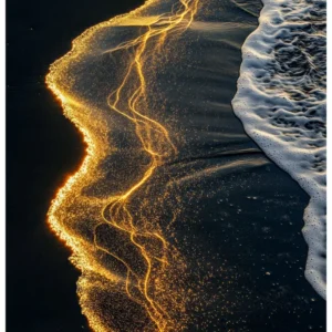 Black Nature No.80 - Golden Sand