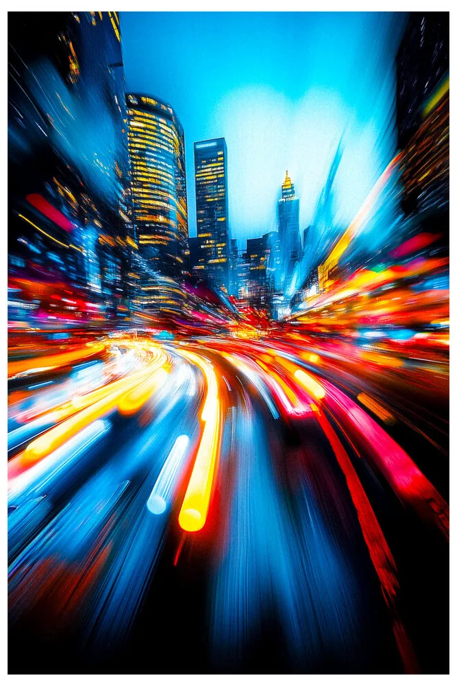 Night Lights No.10 - Urban Metropolis Pulse