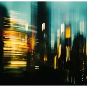 Night Lights No.11 - Nocturnal Azure Dream