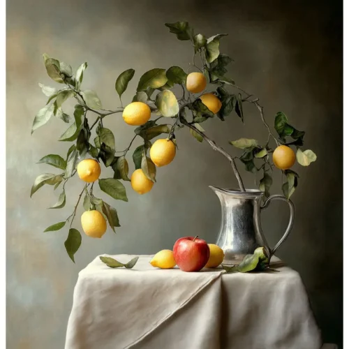 Quiet Flowers No.04 - Citrus and Shadows