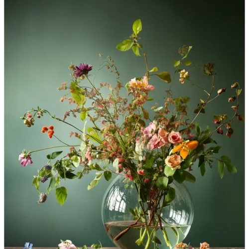 Quiet Flowers No.06 - Rustic Harmony