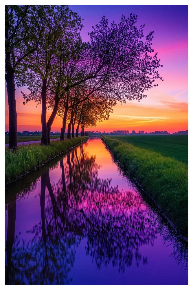 Vibrant Colors No.01 - "Canal Twilight Sunset