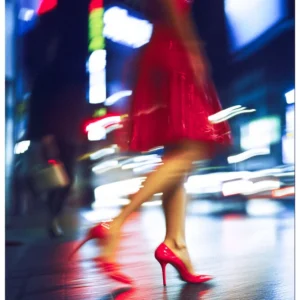 Vibrant Colors No.13 - Midnight Stride Blur