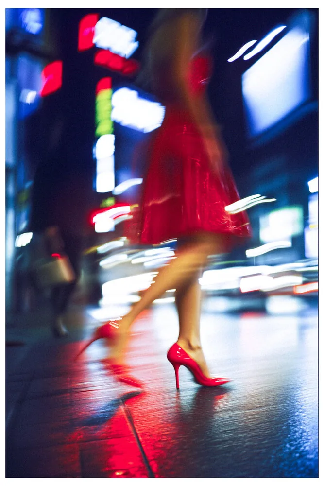 Vibrant Colors No.13 - Midnight Stride Blur