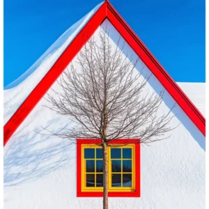 Weird Colors No.14 - Winter's Veil Over the Home