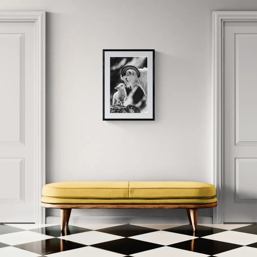 View in Interior MOCKUP — 40 × 60 cm