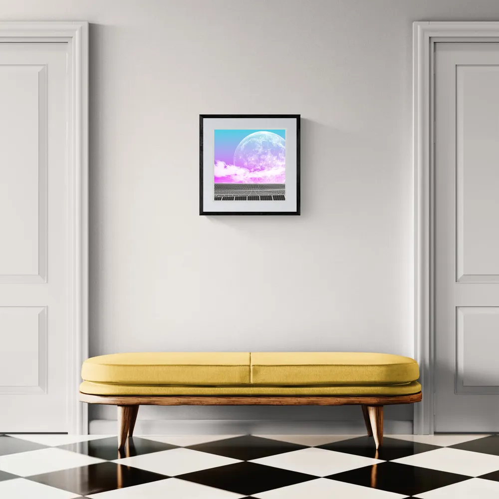 View in Interior MOCKUP — 40 × 40 cm
