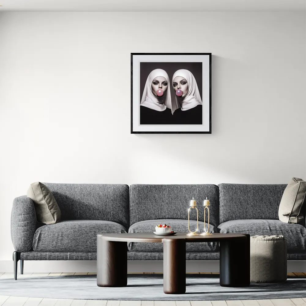 View in Interior MOCKUP — 60 × 60 cm