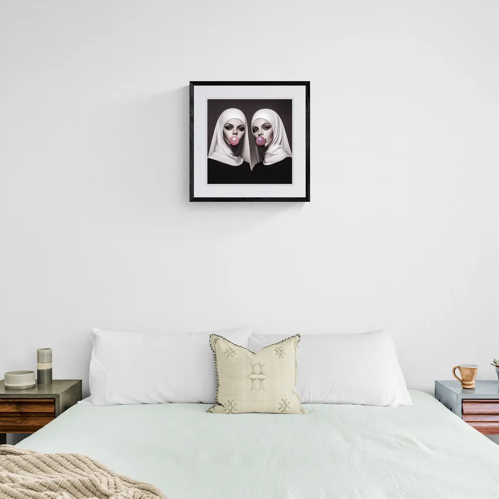 View in Interior MOCKUP — 40 × 40 cm