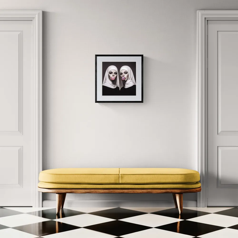 View in Interior MOCKUP — 40 × 40 cm
