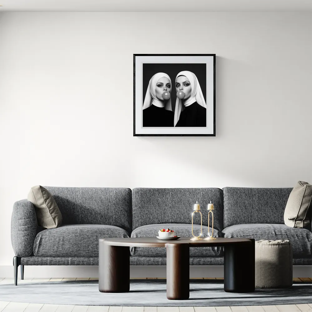 View in Interior MOCKUP — 60 × 60 cm