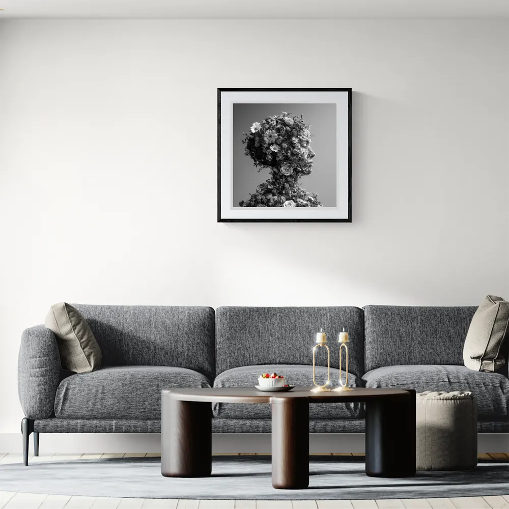 View in Interior MOCKUP — 60 × 60 cm
