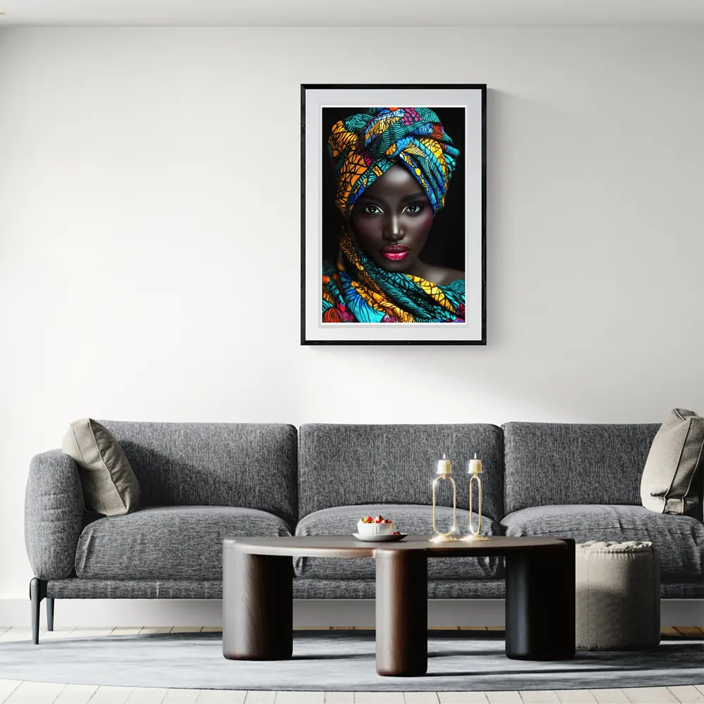 View in Interior MOCKUP — 60 × 90 cm