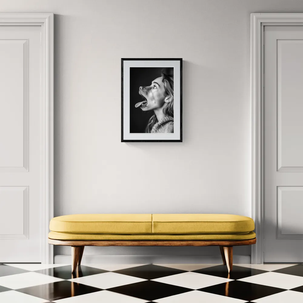 View in Interior MOCKUP — 40 × 60 cm