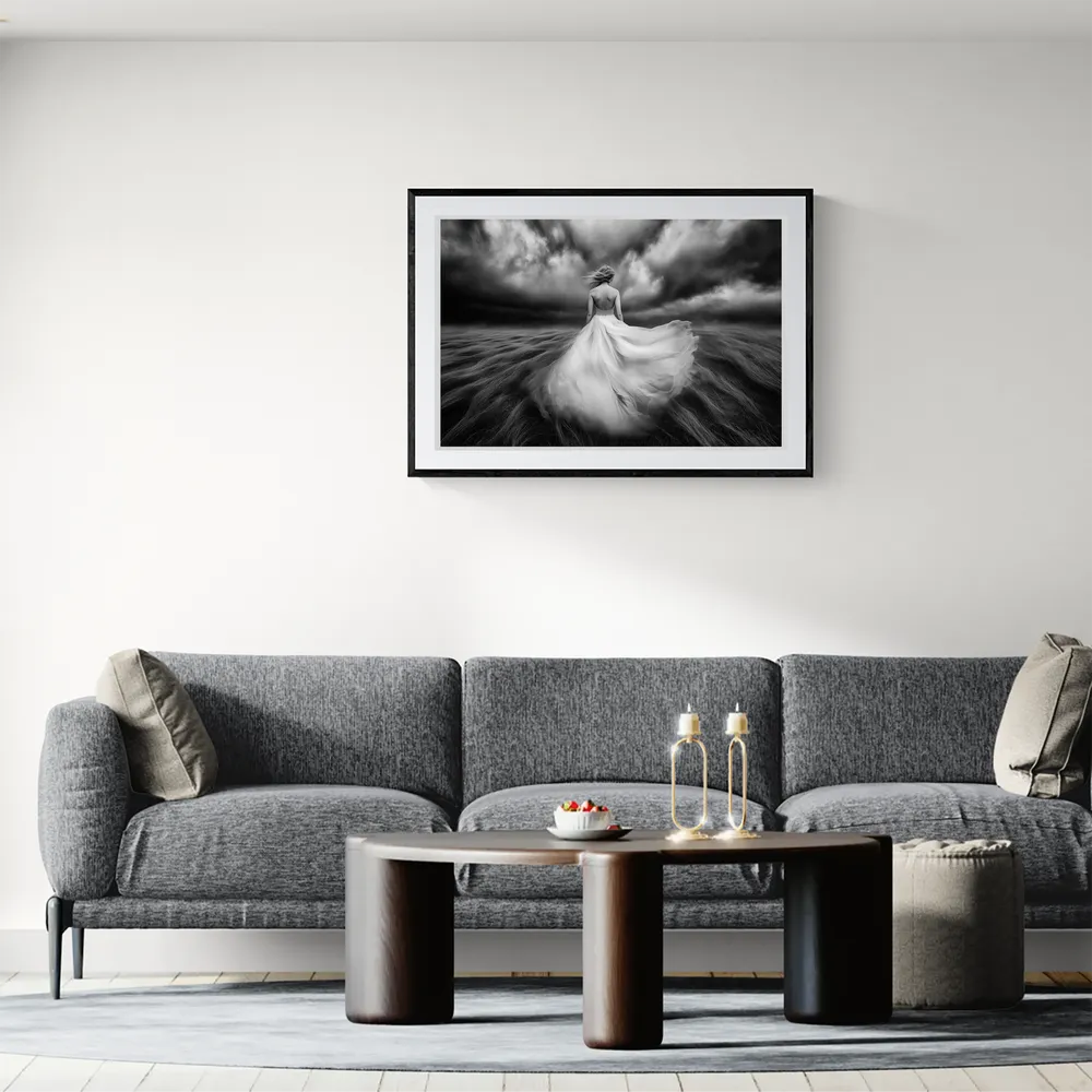 View in Interior MOCKUP — 90 × 60 cm