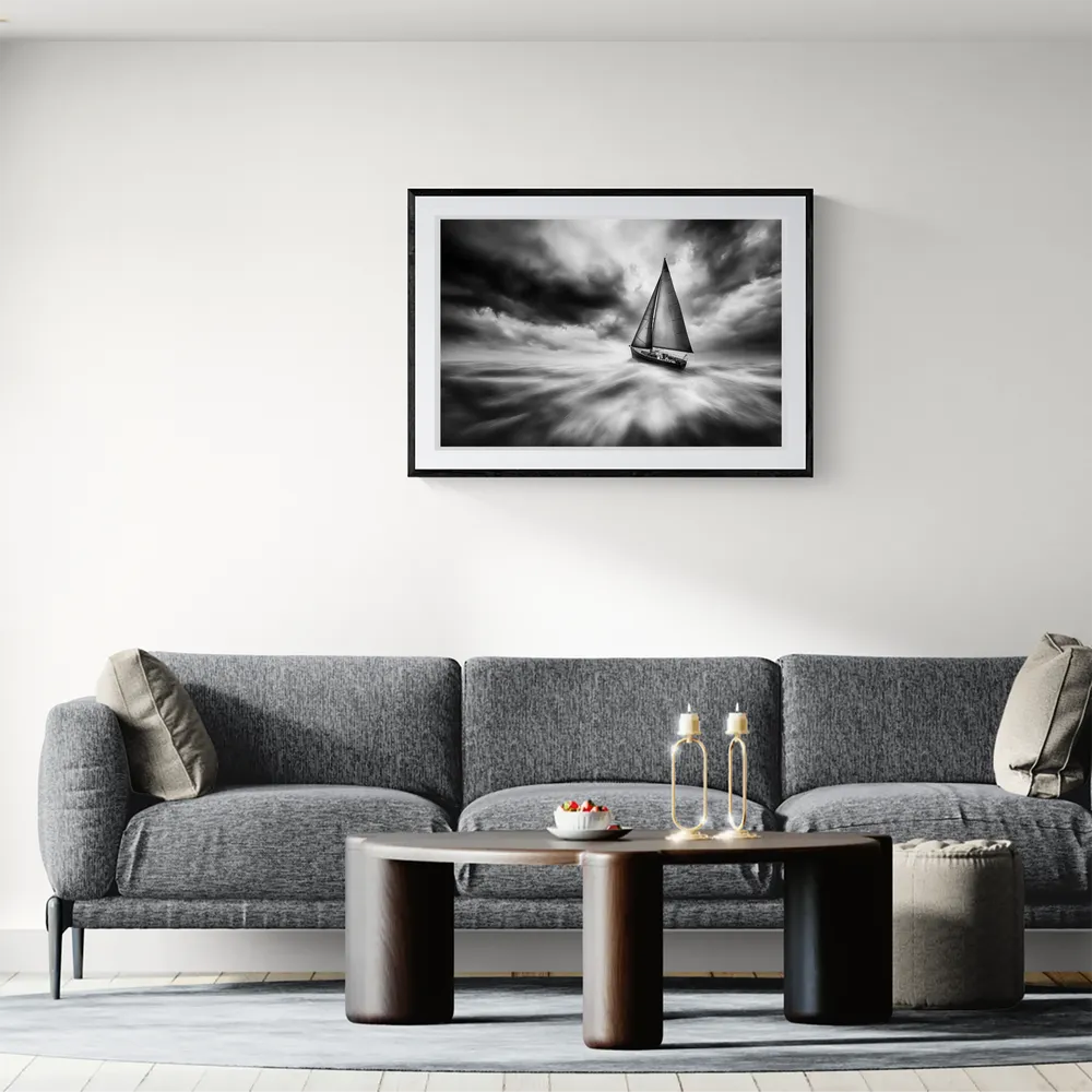 View in Interior MOCKUP — 90 × 60 cm