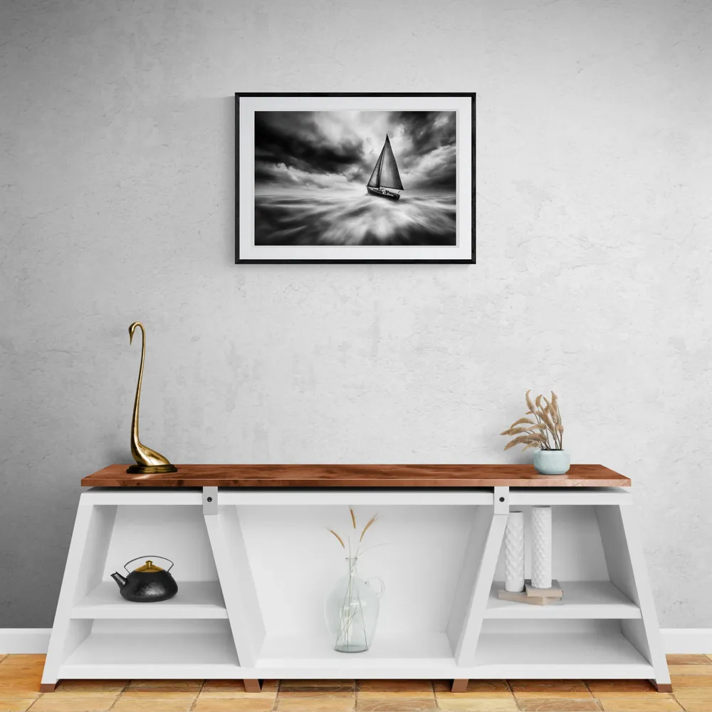 View in Interior MOCKUP — 90 × 60 cm
