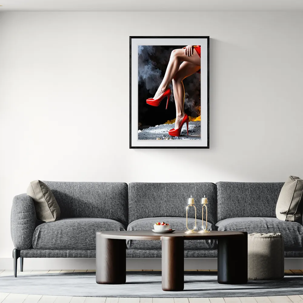 View in Interior MOCKUP — 60 × 90 cm