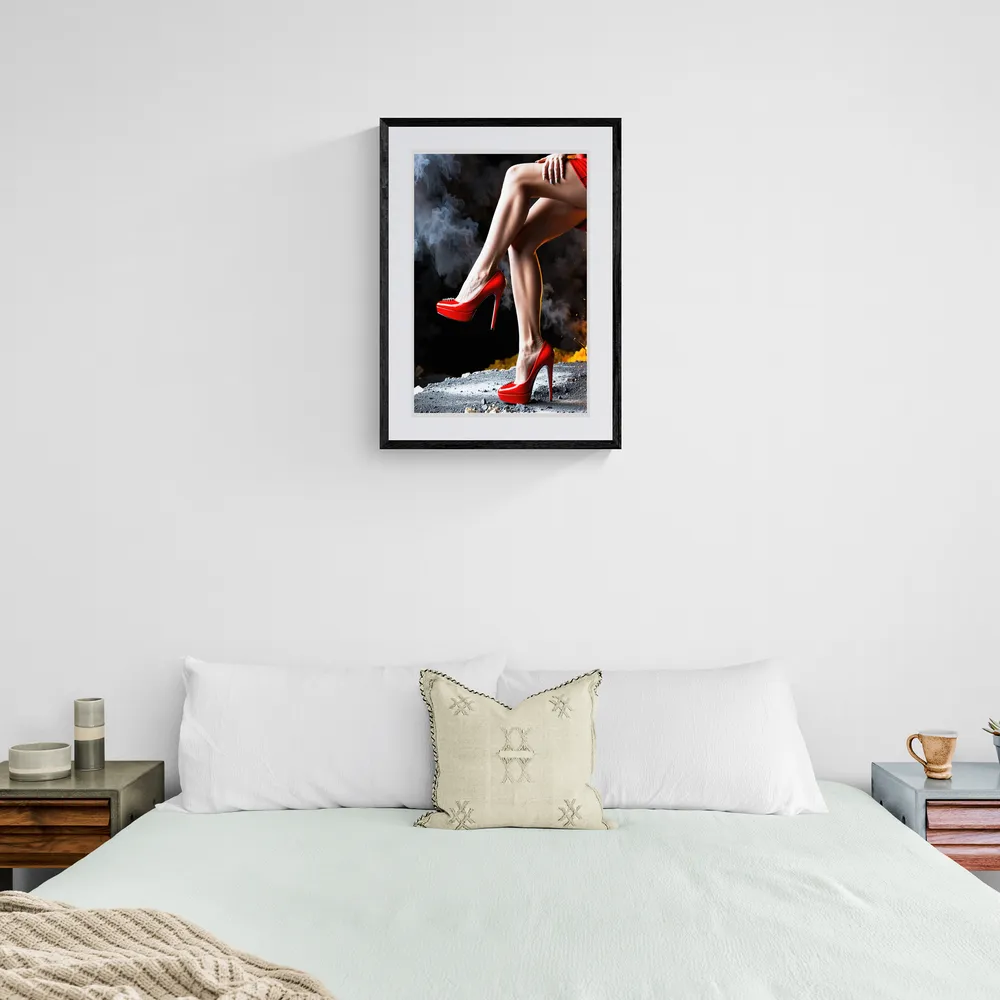 View in Interior MOCKUP — 40 × 60 cm