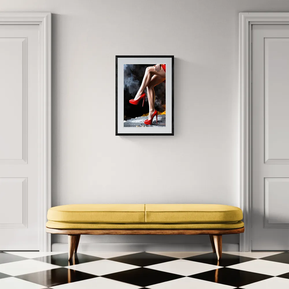 View in Interior MOCKUP — 40 × 60 cm