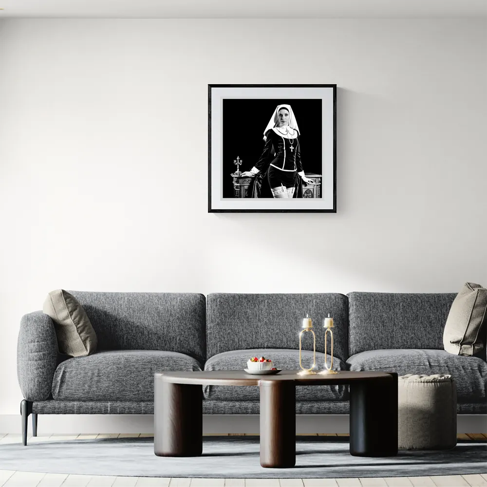 View in Interior MOCKUP — 60 × 60 cm