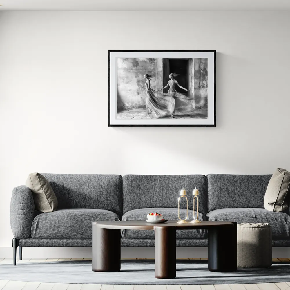 View in Interior MOCKUP — 90 × 60 cm
