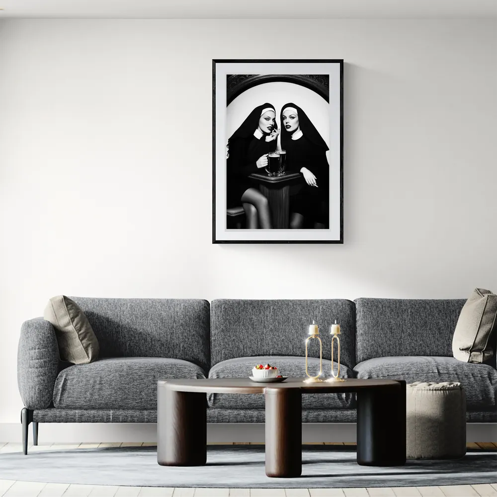 View in Interior MOCKUP — 60 × 90 cm