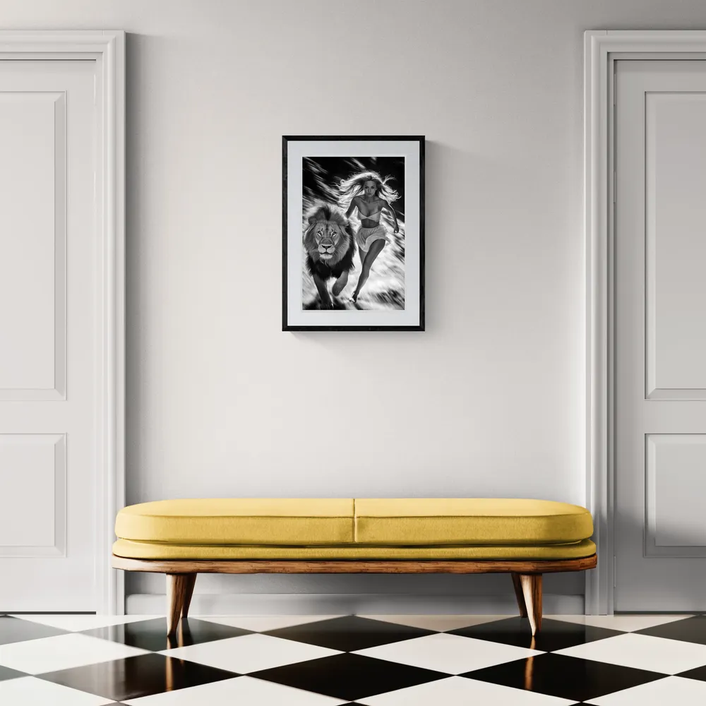 View in Interior MOCKUP — 40 × 60 cm