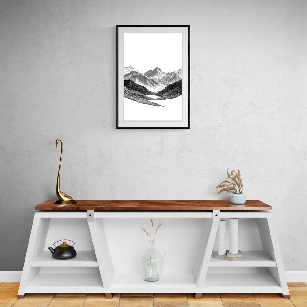 View in Interior MOCKUP — 60 × 90 cm