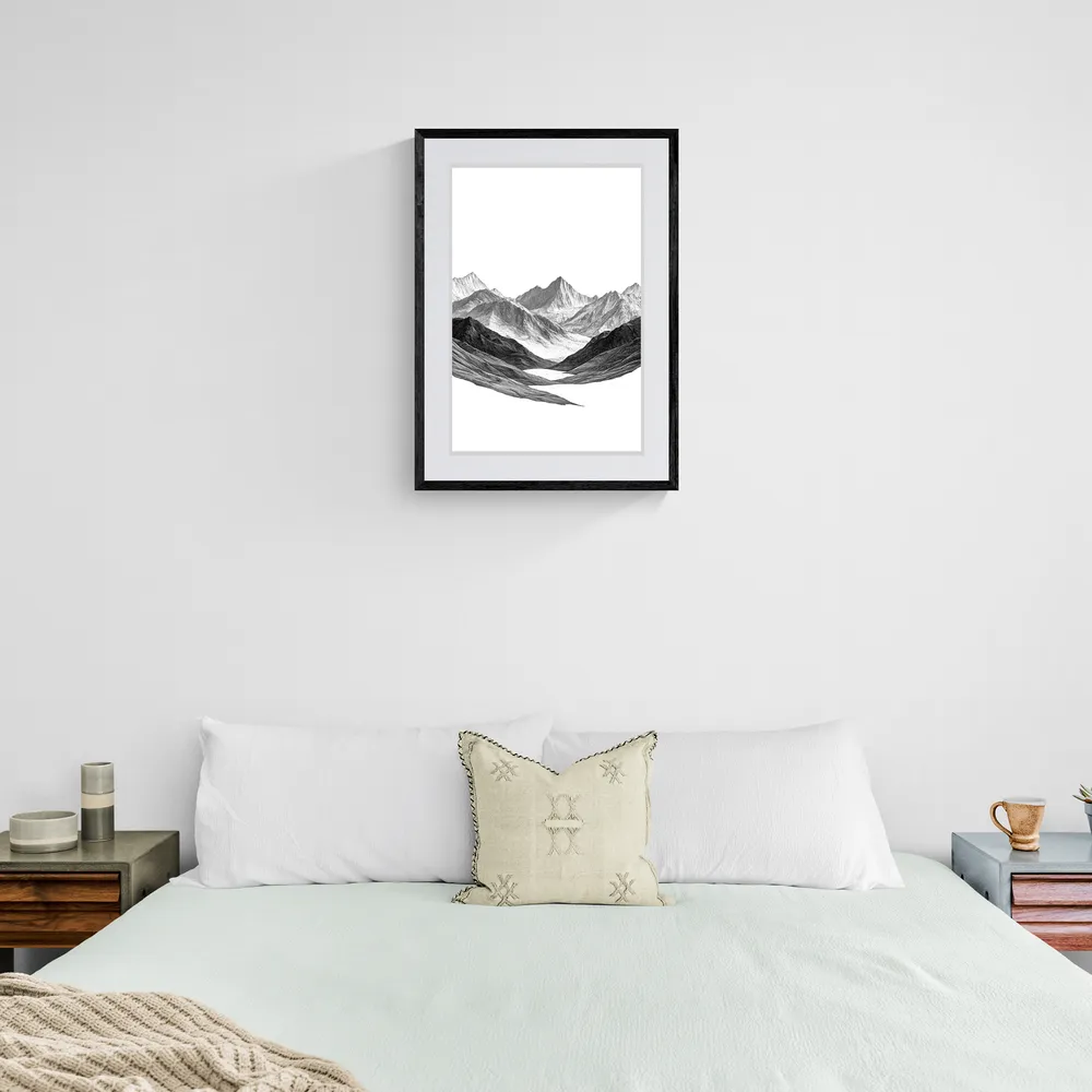 View in Interior MOCKUP — 40 × 60 cm