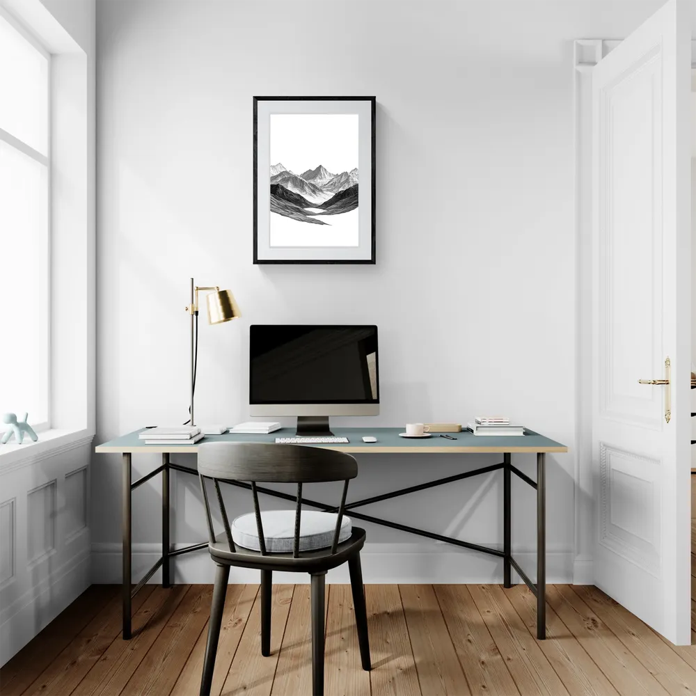 View in Interior MOCKUP — 40 × 60 cm