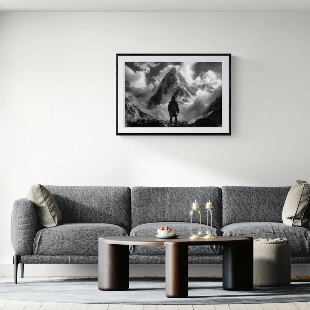 View in Interior MOCKUP — 90 × 60 cm