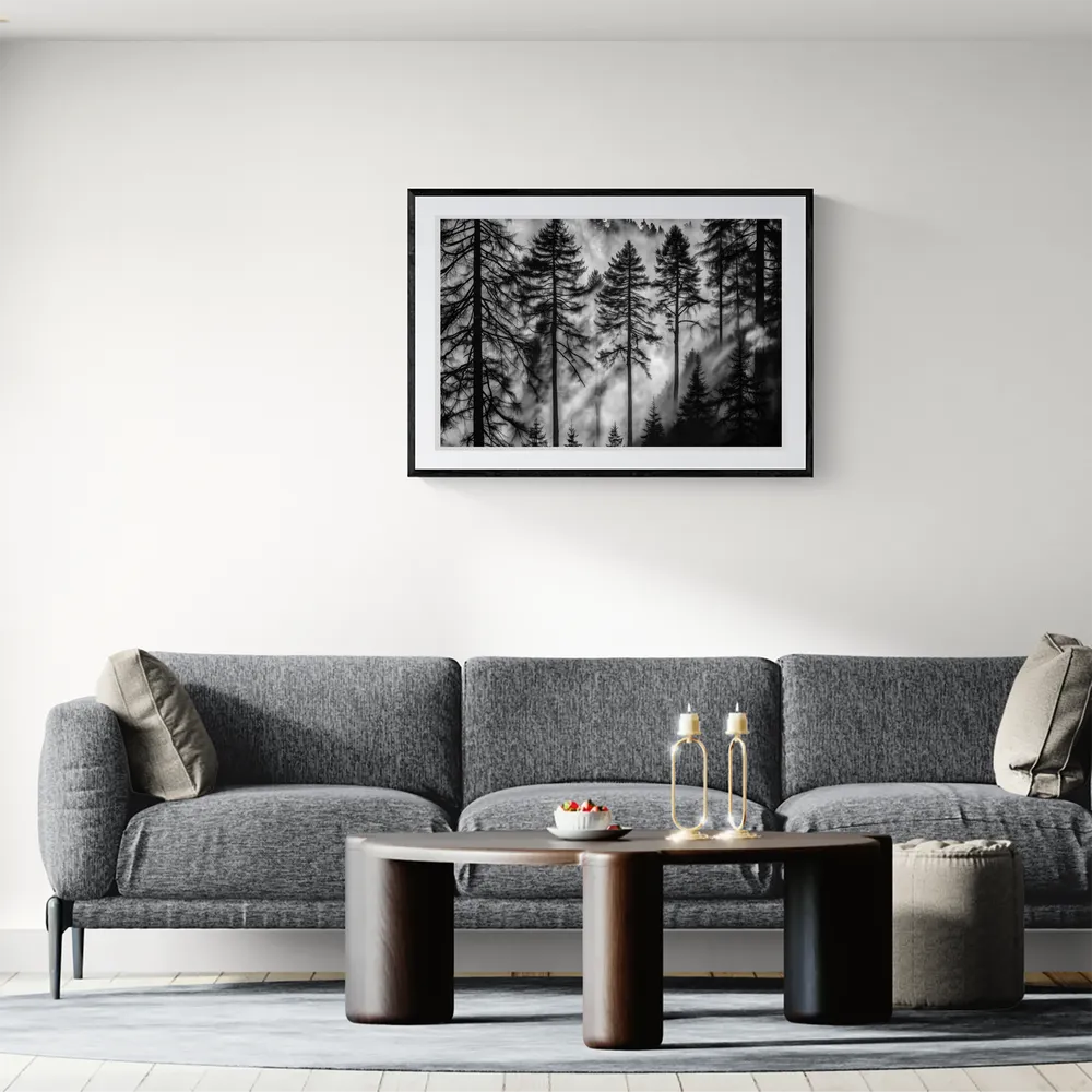View in Interior MOCKUP — 90 × 60 cm