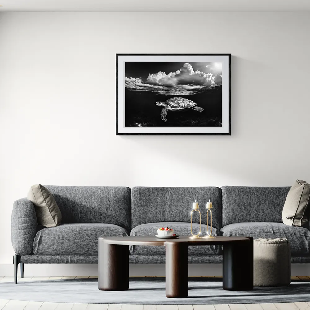View in Interior MOCKUP — 90 × 60 cm