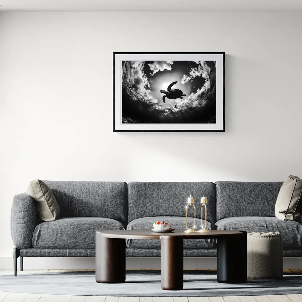 View in Interior MOCKUP — 90 × 60 cm