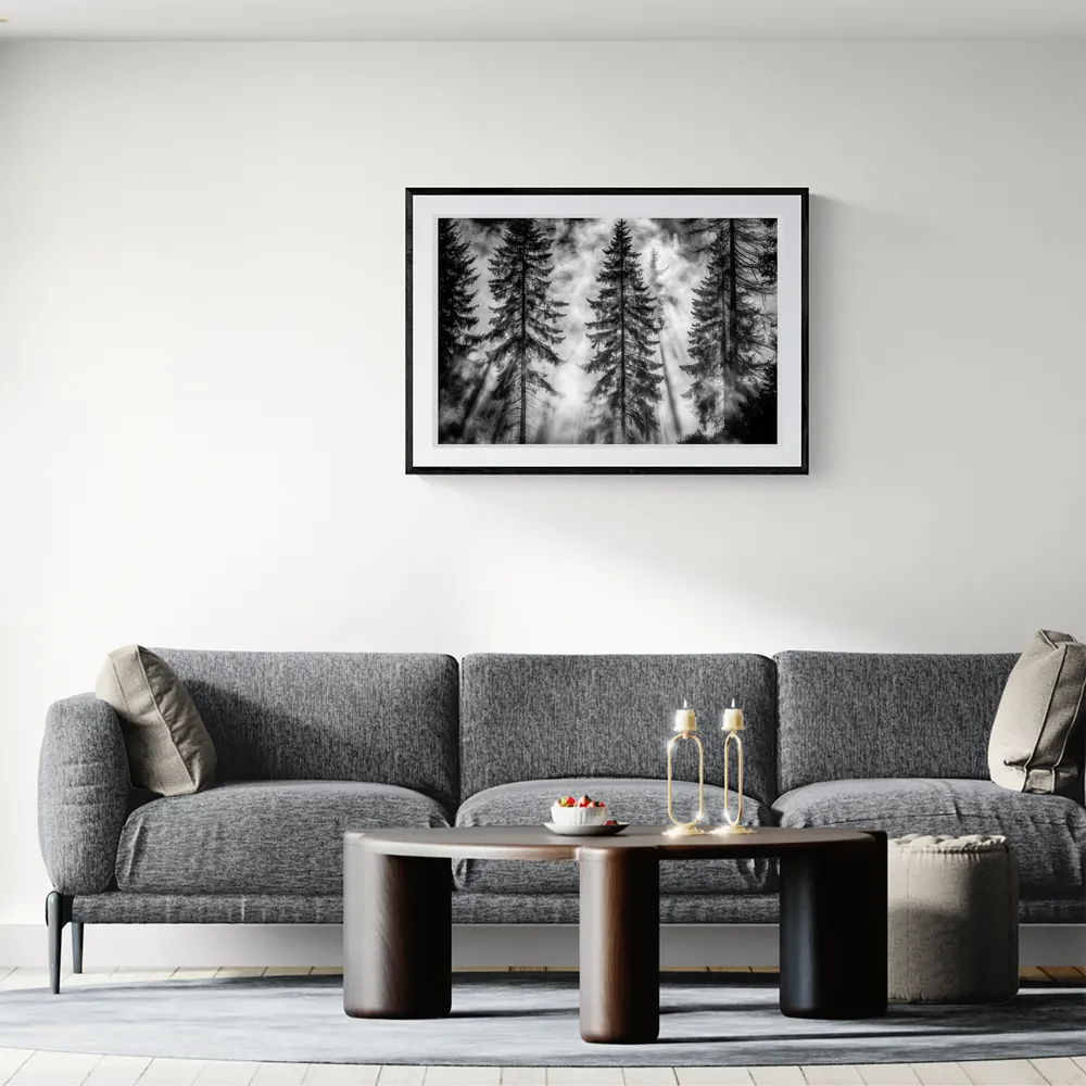 View in Interior MOCKUP — 90 × 60 cm