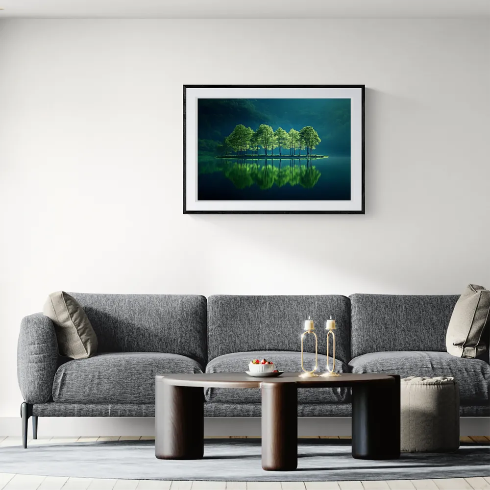 View in Interior MOCKUP — 90 × 60 cm