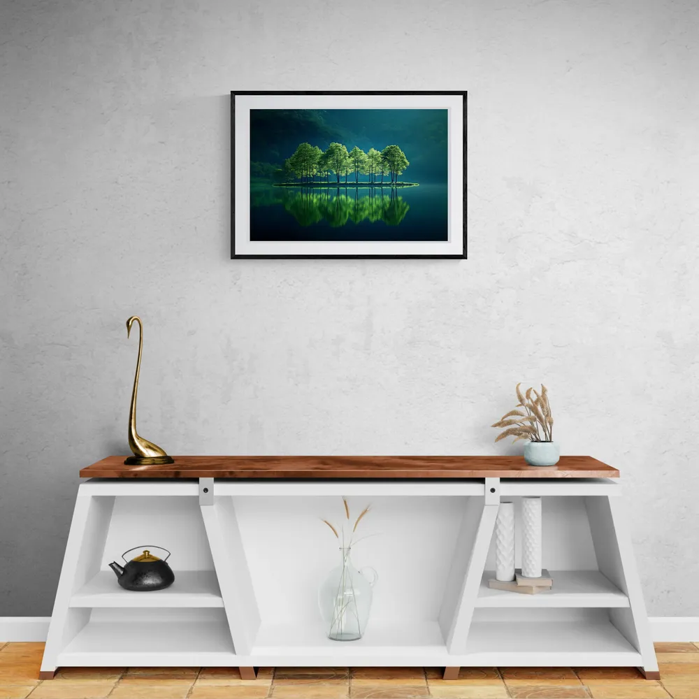 View in Interior MOCKUP — 90 × 60 cm