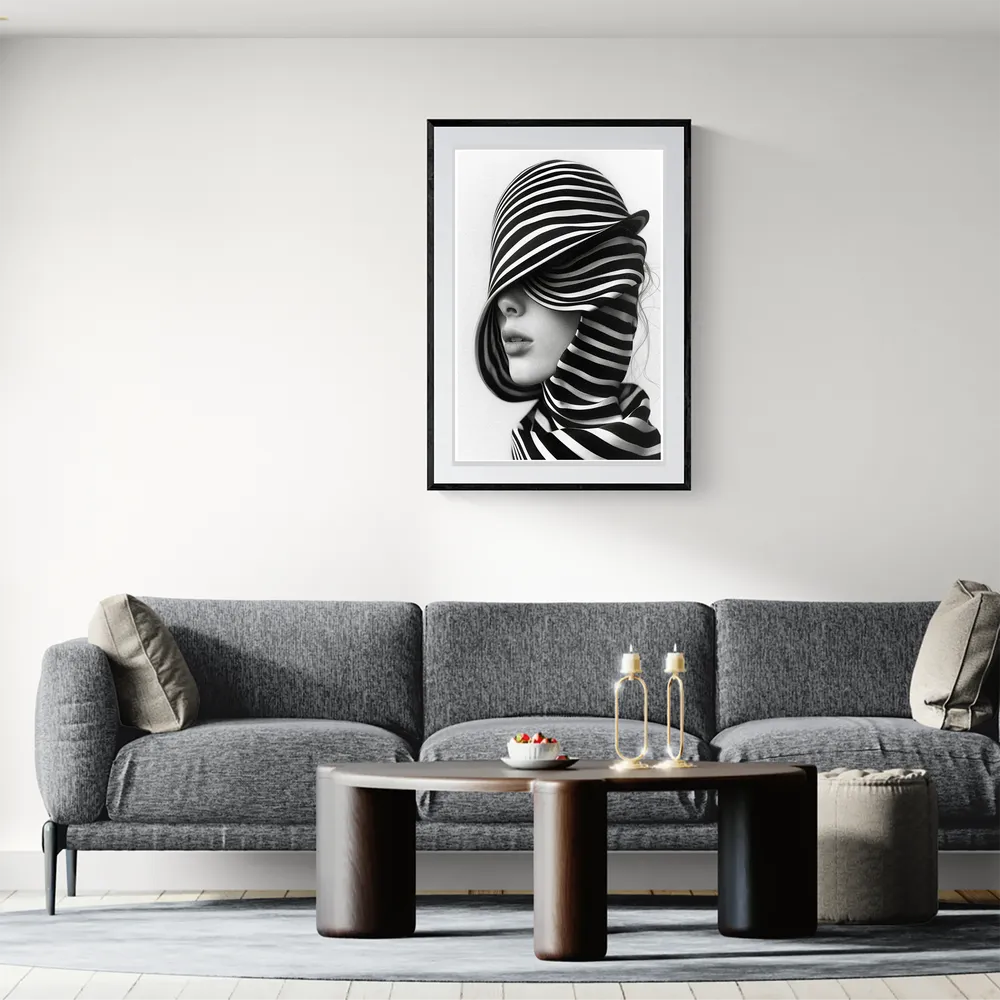 View in Interior MOCKUP — 60 × 90 cm