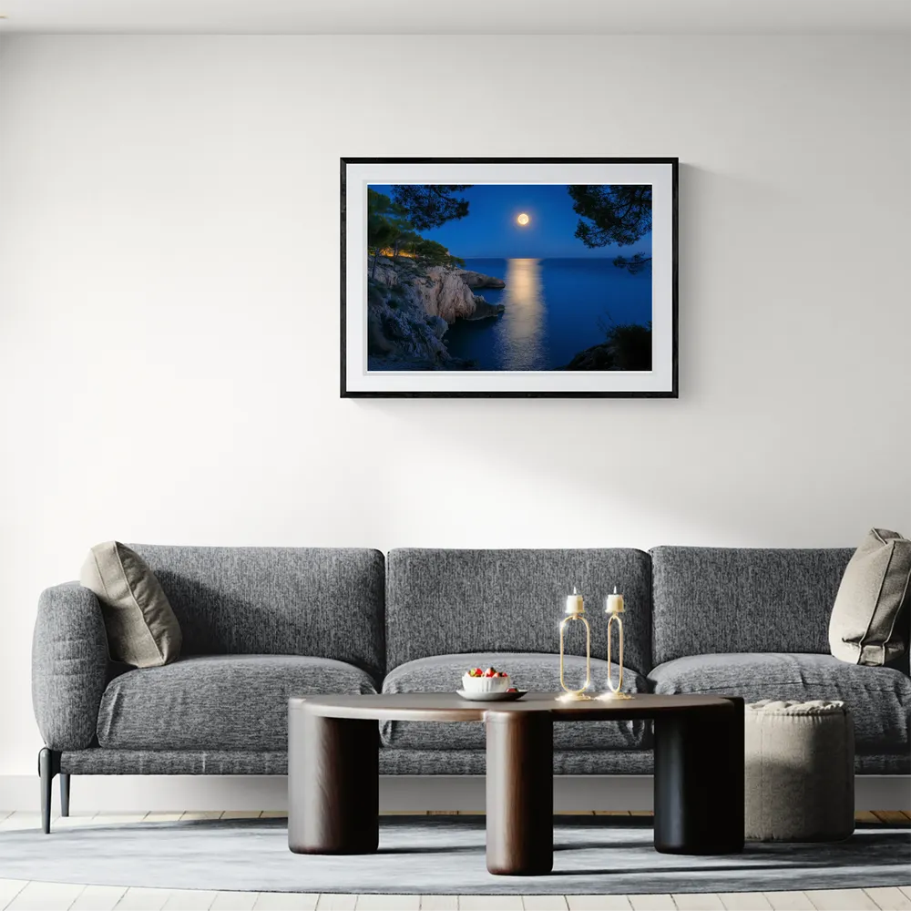 View in Interior MOCKUP — 90 × 60 cm