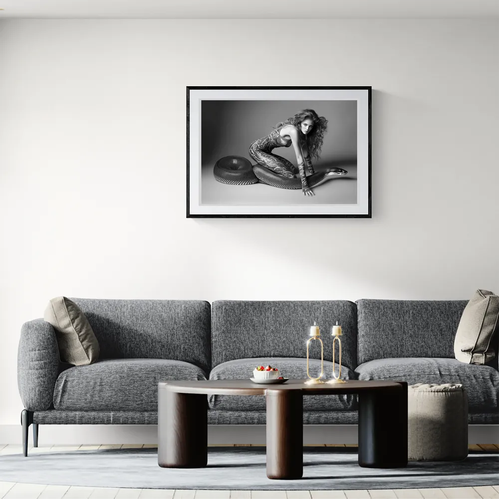 View in Interior MOCKUP — 90 × 60 cm