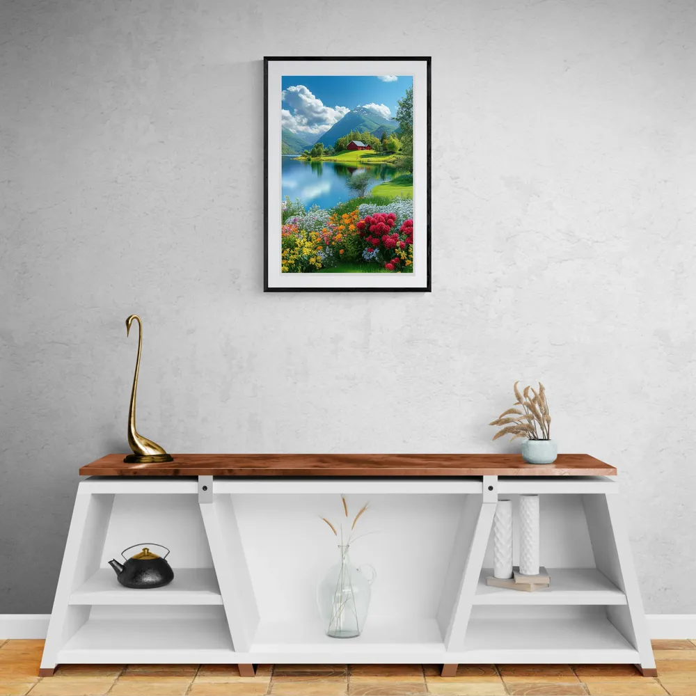 View in Interior MOCKUP — 60 × 90 cm