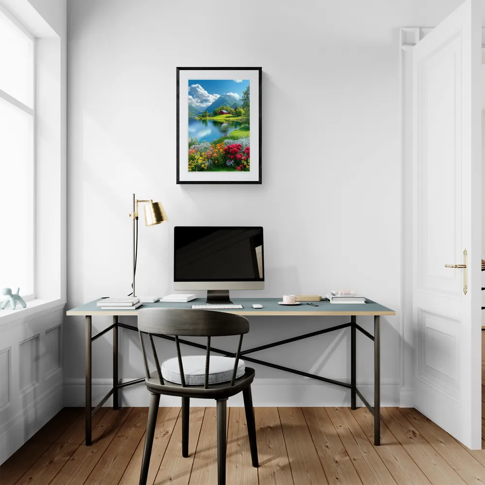 View in Interior MOCKUP — 40 × 60 cm