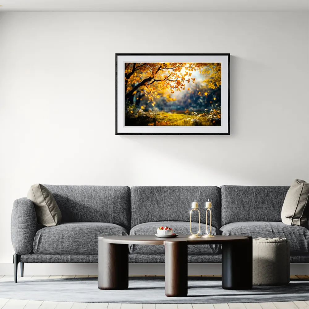 View in Interior MOCKUP — 90 × 60 cm