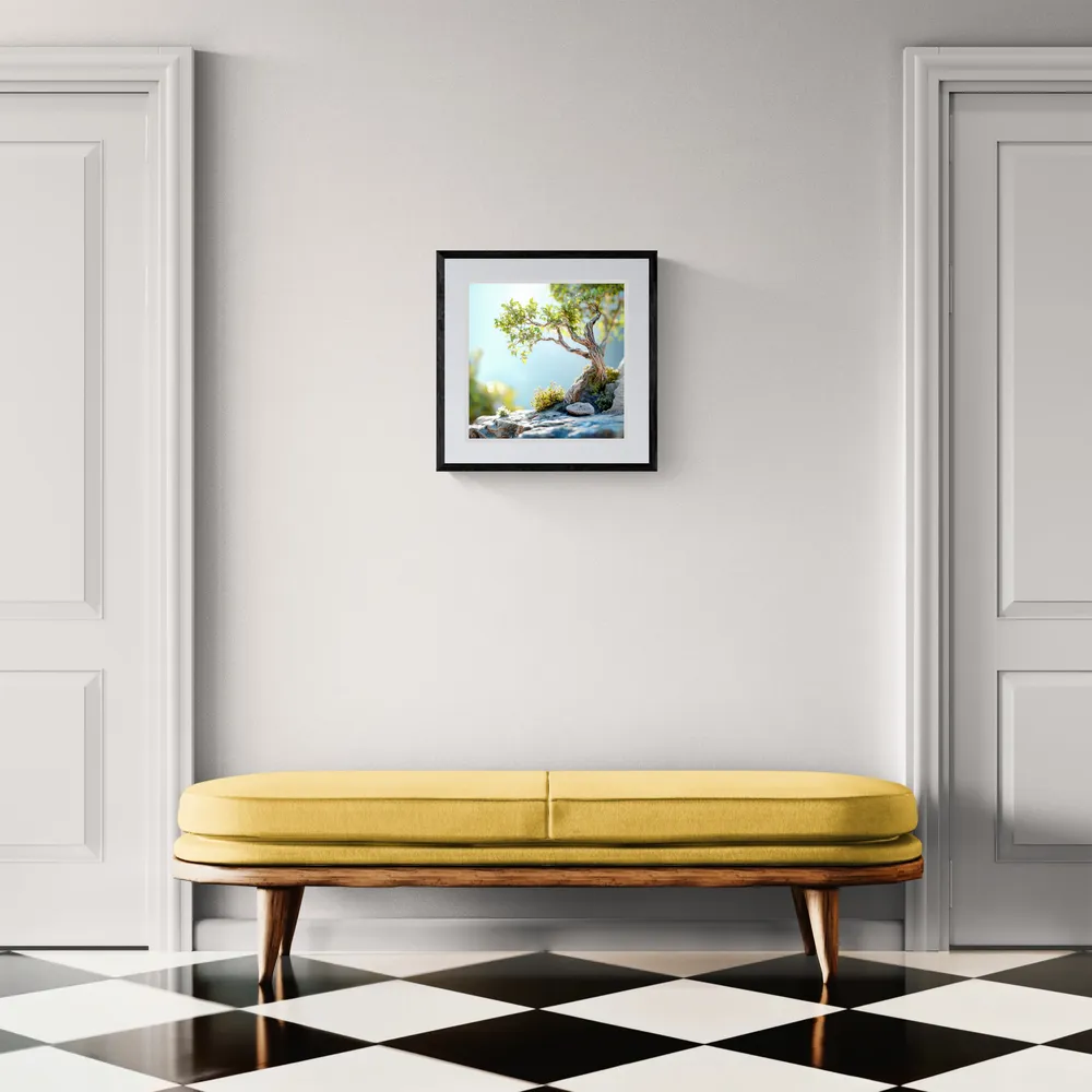 View in Interior MOCKUP — 40 × 40 cm