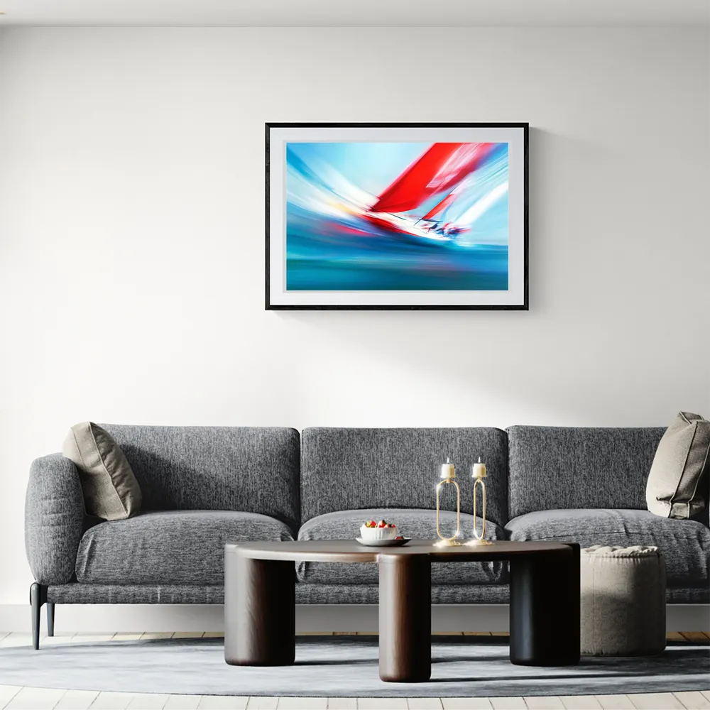 View in Interior MOCKUP — 90 × 60 cm
